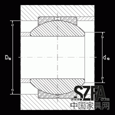 關(guān)節(jié)軸承 GE10-PB, 根據(jù) DIN ISO 12 240-1 標(biāo)準(zhǔn)，尺寸系列 K，需維護(hù)