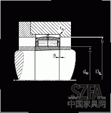 圓柱滾子軸承 F-800485.ZL-K-C5, 特殊軸承，浮動(dòng)軸承，雙列，錐孔，錐度1:12，可分離，帶保持架